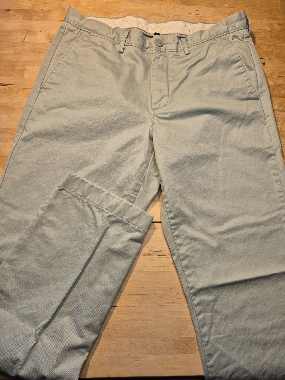 J. Crew Men's Chinos in Light Sage Green